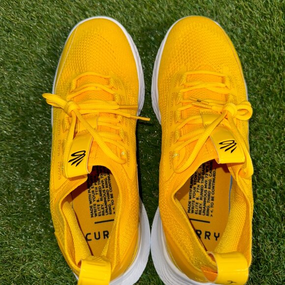 Under Armour Curry Flow 8 NM Yellow Basketball Shoes Mens 12.5 3024785-700 NEW main image 5